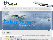 Tablet Screenshot of galaxy-voyage.com